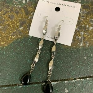 White House Black Market Long Dangle Earrings NWT